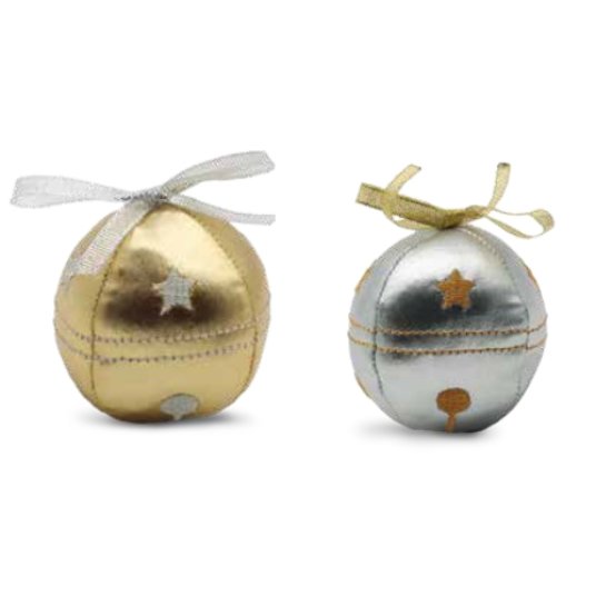 Croci XMAS igrača za mačke, žogica z mačjo meto, 7,5cm