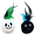 Croci igrača za mačke SCARY HEADS, z mačjo meto, 6 cm