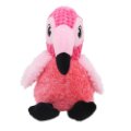 Gimdog igrača za pse Birdies, pliš, z zvokom, 18x15x12 cm, flamingo