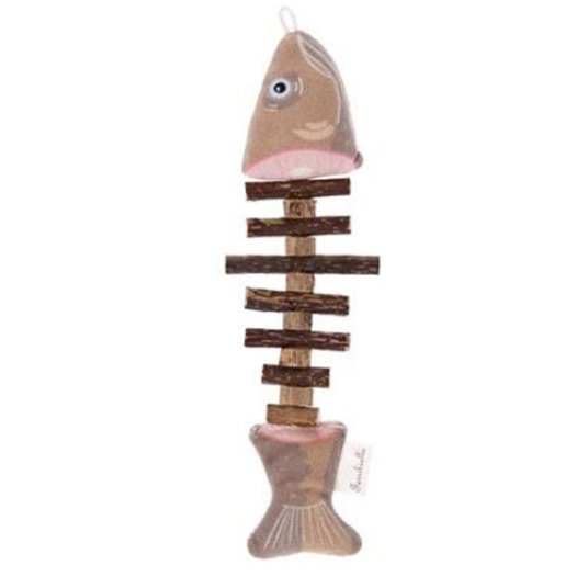 FB igrača za mačke Fishbone, z matatabijem, 21 cm 1kos