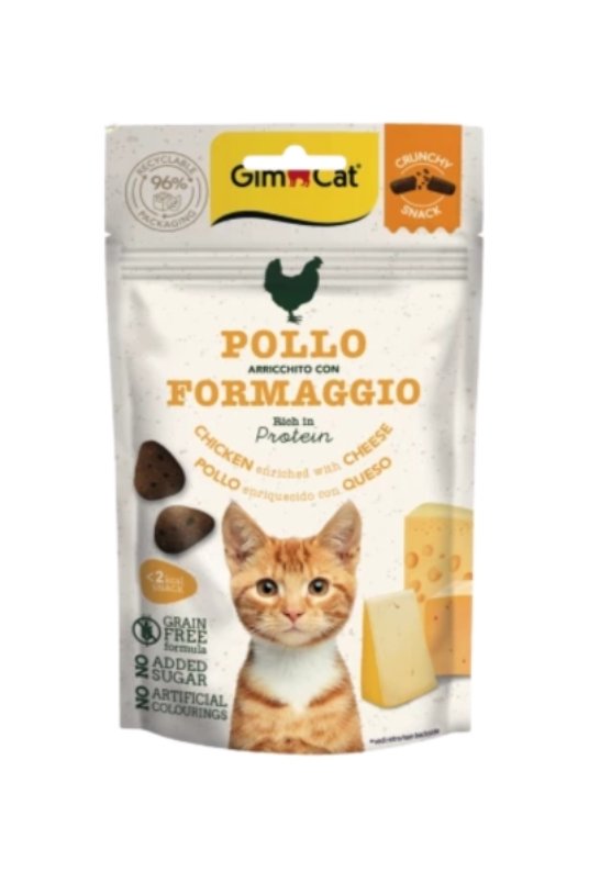 GC CRUNCHY SNACK PIŠČANEC IN SIR, 50 G (12)