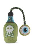 Croci igrača za pse HALLOWEEN POISON BOTTLE, z zvokom, 45cm