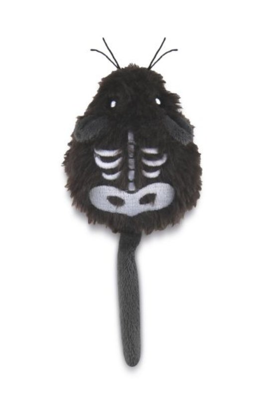 Croci igrača za mačke HALLOWEEN VIBRATING RAT, z mačjo meto, 15X6cm