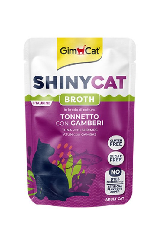 GC SHINYCAT VREČKA BROTH TUNA IN RAKCI 70 G (12)