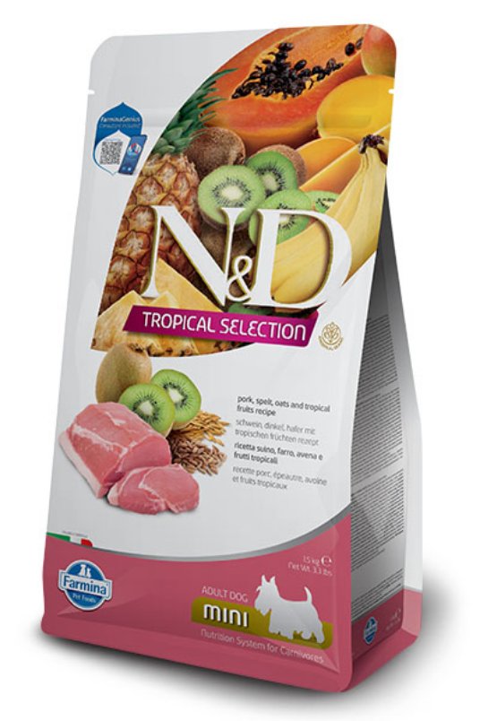 N&D Dog Tropical Selection Pork Adult Mini 1,5kg