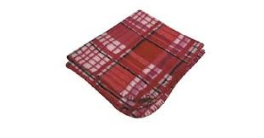CR ODEJA TARTAN 100X70 CM SORT.