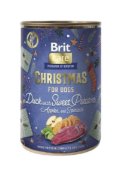 Brit Christmas Care Dog Can Duck 400g (6) (raca)