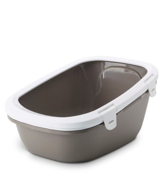 SAVIC SIMBA SIFT ODPRT MAČJI WC BEL-SIV