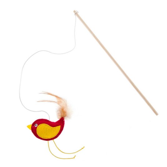 FB IGRAČA ZA MAČKE PTIČKI NA PALICI 60 CM