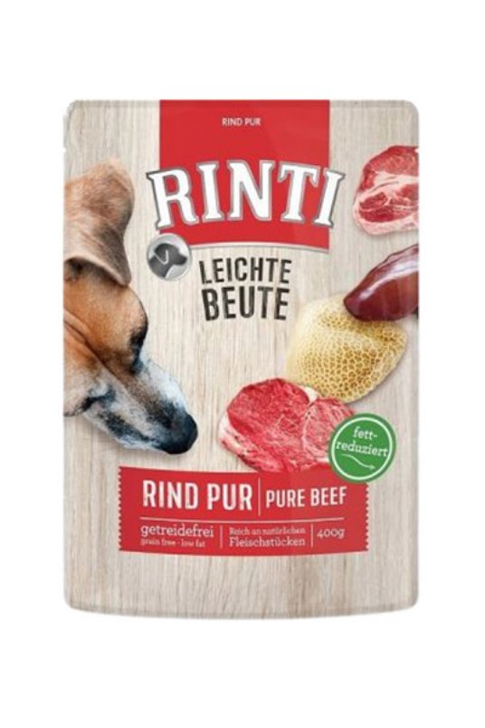 D.Rinti Leichte Beute Rind Pur pouch 400g (10)
