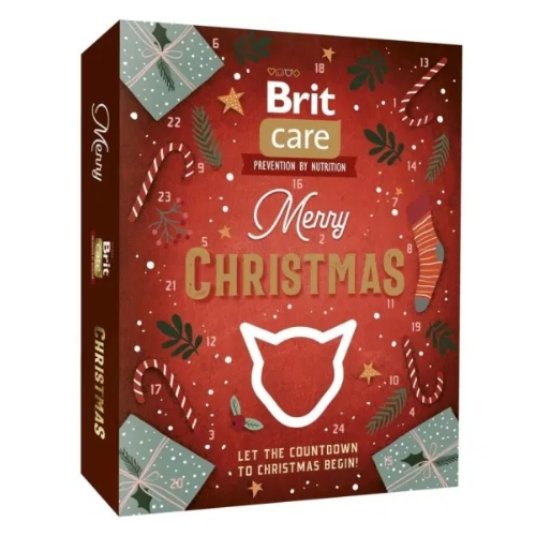 Brit Christmas Care Cat Advent Calendar120g