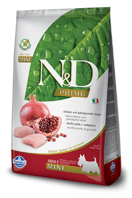 N&D Prime Dog Chicken&Pomegranate Adult Mini