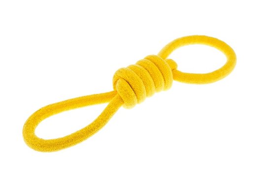 FB IGR. ZA PSE VRV Z 2 ROČAJEMA RUMENA 30 CM