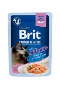 BPNC-pouch Delicate Fillets in gravy with Salmon for Sterilised 85g (24) - Fileji Lososa v omaki za steril. mačke