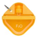 FB F2O prenosna plastenka-posoda, 14 x 14 xm, 350 ml, rumena
