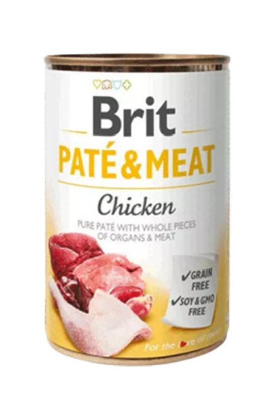 Brit Can Pate & Meat Chicken 400 g (6) (piščanec)