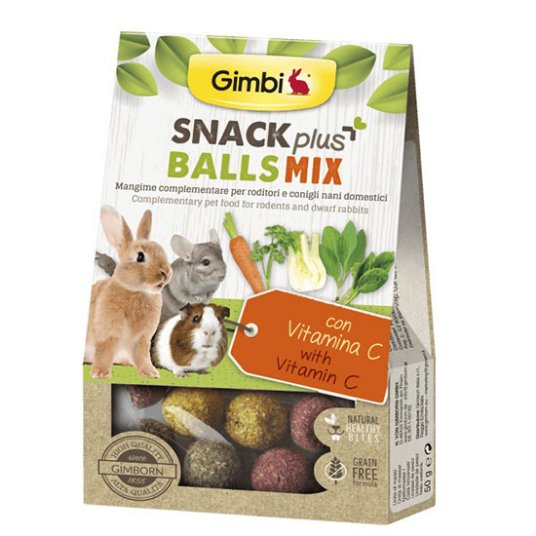 GIMBI SNACK PLUS BALLS MIX 50G (7)