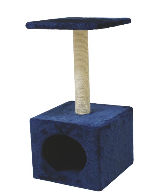 CR PRASKALNIK ZA MAČKE HAMBURG 30 X 30 X 55 CM MODER