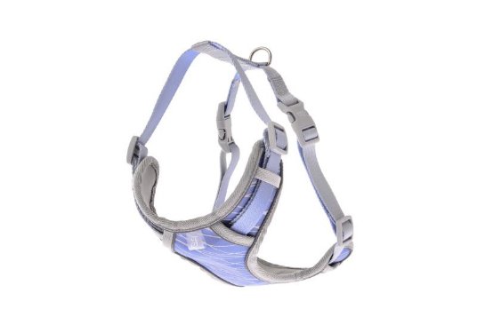 FB oprsnica za pse ONDA S, reflektivna, 37-50 cm, obseg 46-66 cm, modra