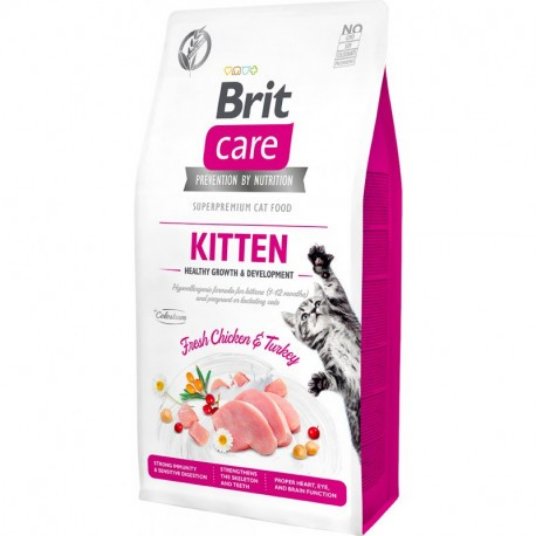 Brit Care Cat Grain-Free Kitten Healthy Growth & Development, 7 kg (za zdrav razvoj mladih mačk)
