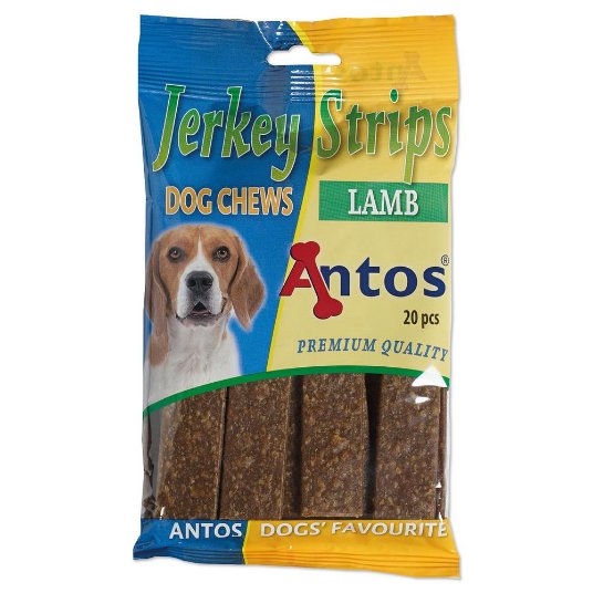Antos Jerkey Strips Lamb 20pcs 200g (14)