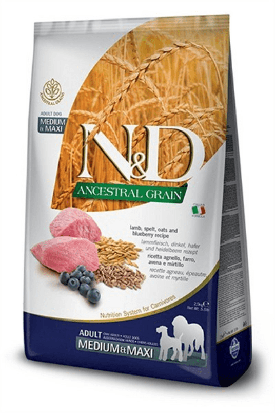 ND LG Dog Lamb&Blueberry Adult MD&MX 2,5kg