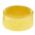 FB zložljiva prenosna posoda SUMMER ICE CREAM, 14.5 cm, 500 ml, rumena