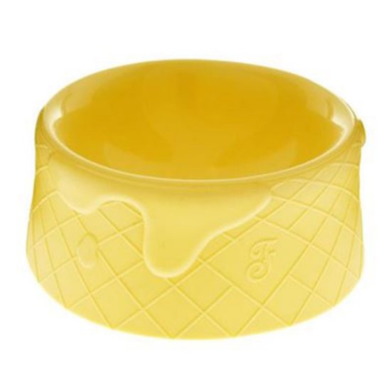 FB zložljiva prenosna posoda SUMMER ICE CREAM, 14.5 cm, 500 ml, rumena