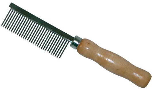 CR KOVINSKI GLAVNIK Z LESENIM ROČAJEM SREDNJE GOSTE IGLE 18.5 CM
