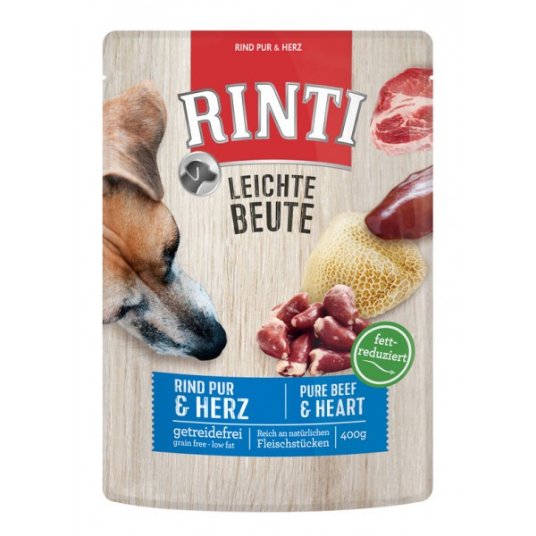 D.Rinti Leichte Beute Rind+Gefl.her.pouch 400g (10)