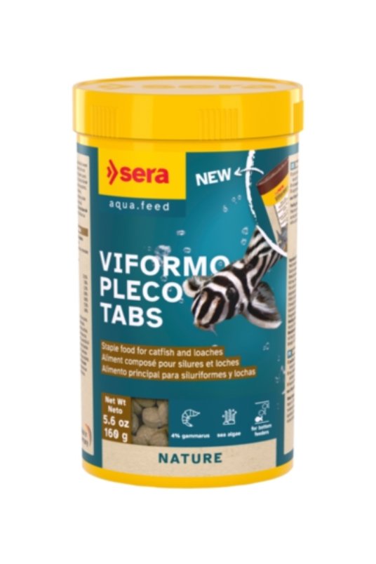 SERA Viformo Pleco Tabs, tabletke za somčke, 100 ml