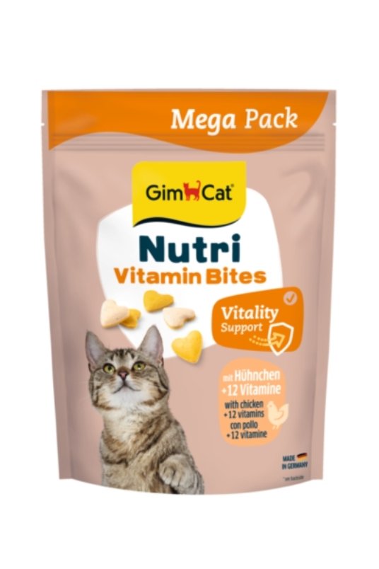 GIMCAT NUTRI VITAMIN BITES CHICKEN, priboljšek s piščancem, 425 g