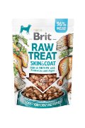 Brit Dog Freeze-dried Raw treat and topper, Skin&Coat (fish&chicken) 40g (10)