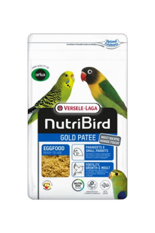 VL NutriBird Gold Patee vlažna jajčna hrana za male papige 1 kg (6)