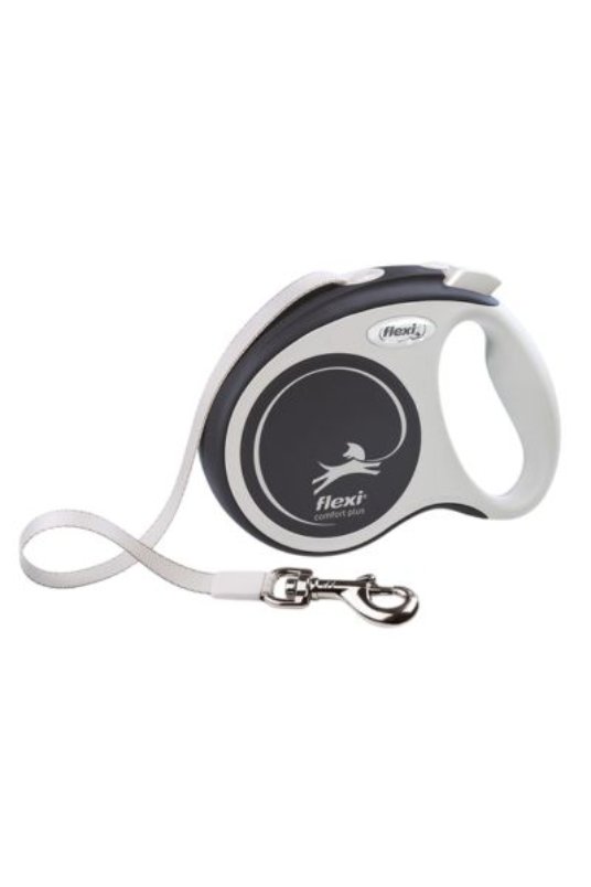 Flexi COMFORT Plus L, trak 8 m, siv