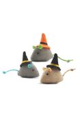 Croci igrača za mačke HALLOWEEN MAGIC HAT MOUSE 4 cm