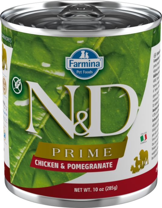 D.N&D Can Dog Prime Chicken & Pomegranate 285g (6)