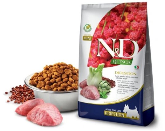 N&D Quinoa Dog Digestion Lamb&Fennel Mini 800g