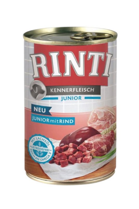 RINTI KENNERFL, can Junior Rind (govedina) 400g (12)