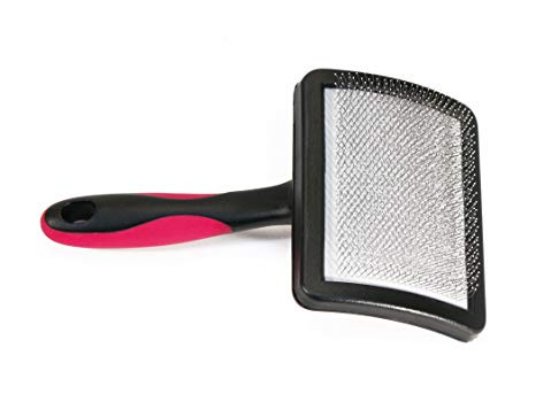 CR PLASTIČNA KRTAČA ZA PSE VANITY KRIVE IGLE Z BUNKICAMI XL