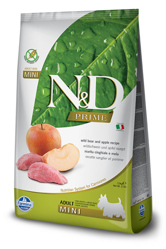 N&D Prime Dog Boar&Apple Adult Mini