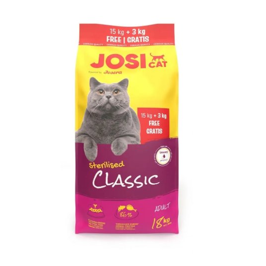 Josera JosiCat Sterilised Classic 15+3kg PROMO