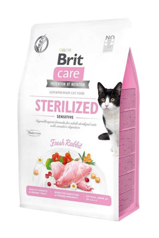 Brit Care Cat Grain-Free Sterilized Sensitive, 0,4 kg (za sterilizirane, za občutljive)