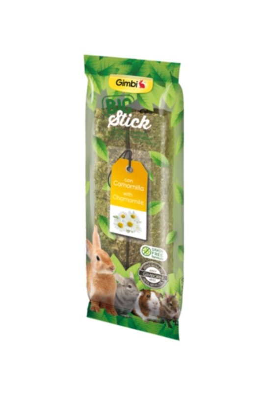 GIMBI BIG STICK s kamilico, priboljšek za glodalce, 2 x 70 g (8)