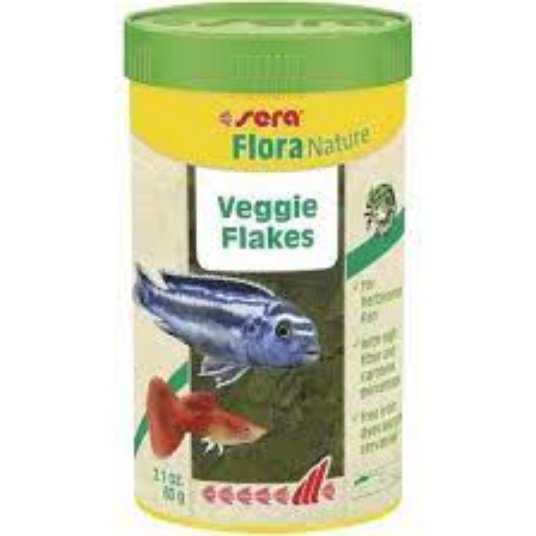 SERA FLORA NATURE HRANA RASTLINOJEDE RIBE  100 ML (6)