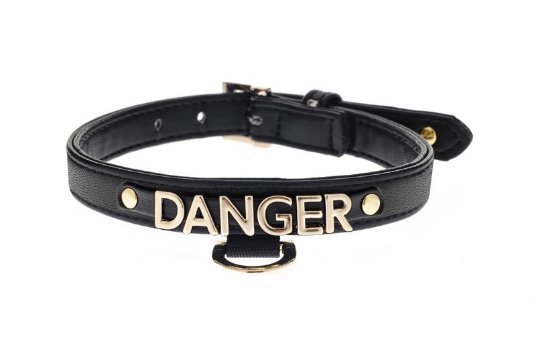 FB OVRATNICA DANGER NAPIS L ČRNA