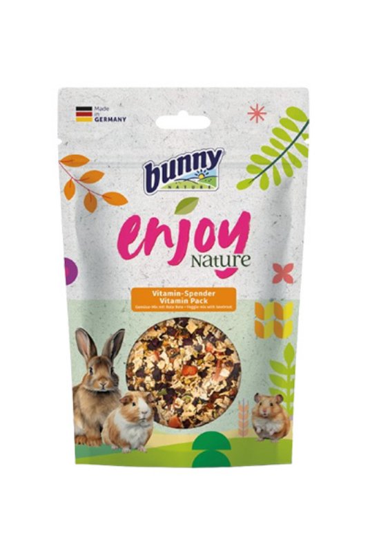 Bunny EnjoyNature Vitamin Pack, priboljšek za glodalce z vitamini, 90 g