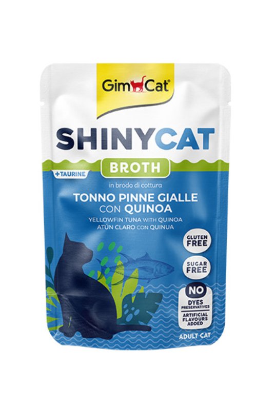 GC SHINYCAT VREČKA BROTH RUMENOPLAVUTI TUN IN KVINOJA 70 G (12)