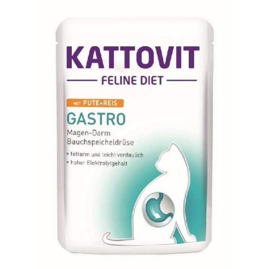 D.RINTI KATTOVIT Gastro Pute+Reis (puran+riž) 85g (24)