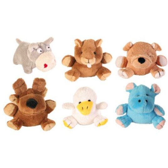Trixie igrača za pse Mini živalice, pliš, zvok, različni motivi, 10-12 cm